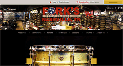 Desktop Screenshot of forksdrumcloset.com